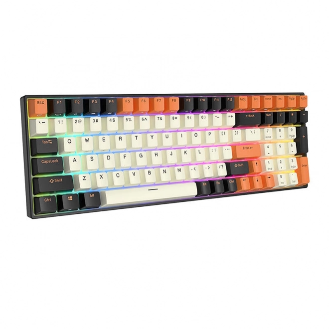 Mehanska tipkovnica Royal Kludge RK100 RGB rjavi stikalnik