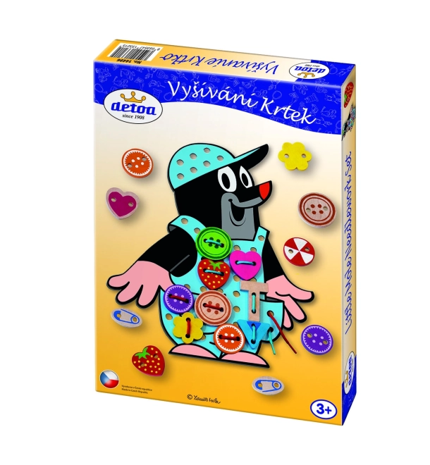 Vezenje Krtek les 26 kos v škatli