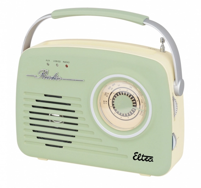 Retro radio LUIZA SP-11 MP3 USB SD Mentolna