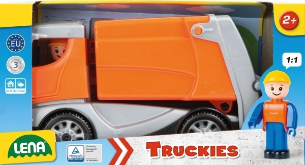 Auto Truckies smetarji plastika 25cm z figurico v škatli 24m+