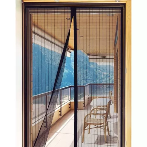 Samodejno zapirajoča mreža proti komarjem za vrata - 100 x 210 cm