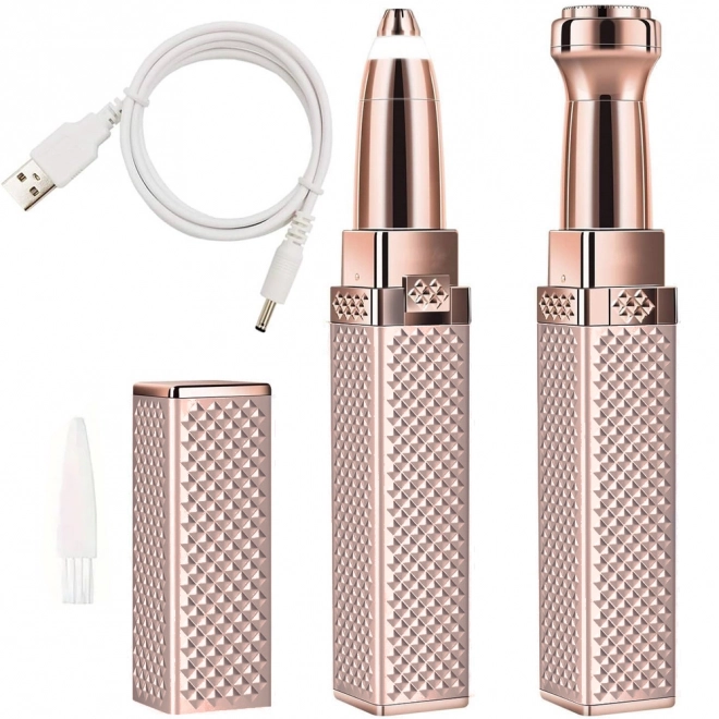 Damski epilator za obrvi in brivnik za obraz in bikini