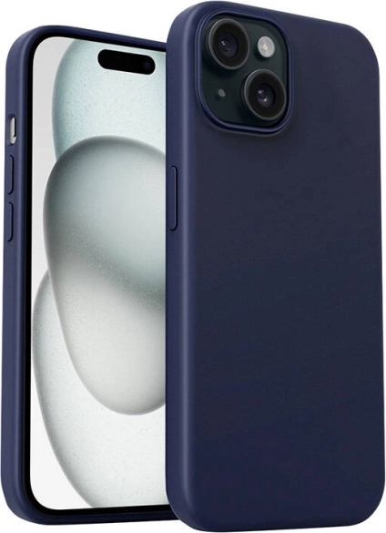 Zaščitni ovitek Aukey za iPhone 15 Plus temno moder