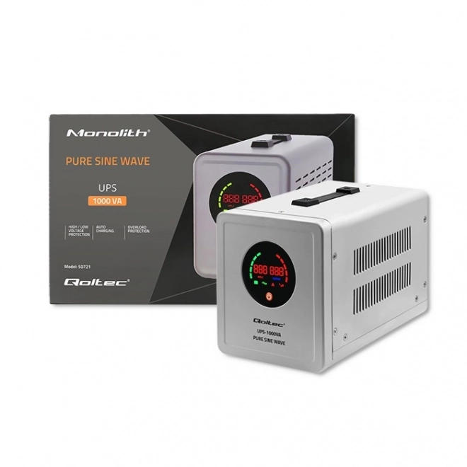 Qoltec Pure Sine Wave UPS 1000VA rezervno napajanje