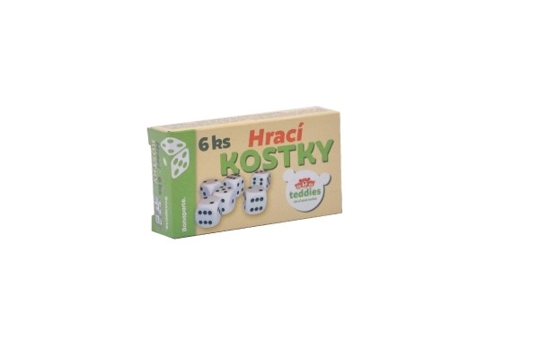 Set igralnih kock 6 kos
