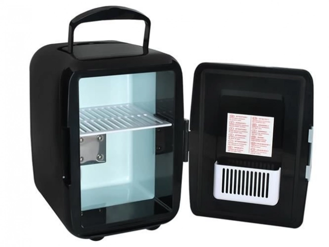 Ruhhy Prenosna črna mini - hladilnik 4L 12V/220V