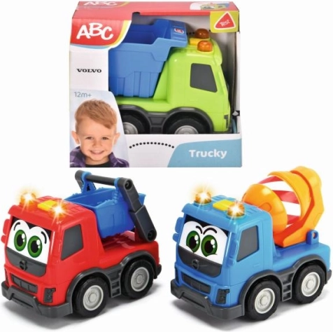 Otroški tovornjak ABC VOLVO 13 cm z lučjo in zvokom (3 vrste)