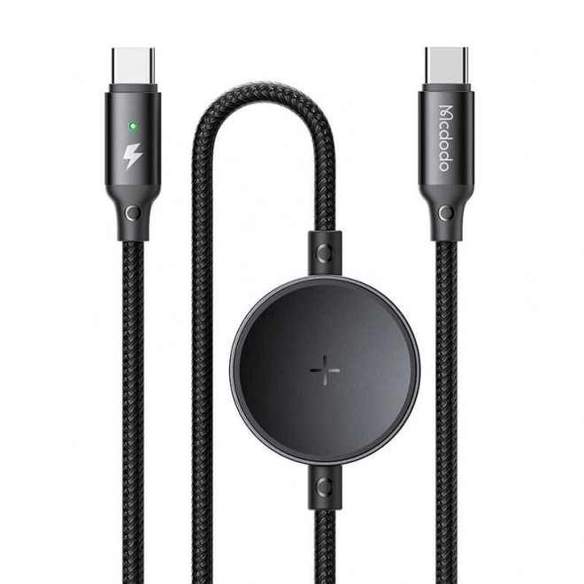 2v1 polnilni kabel in brezžični polnilnik za Samsung ure