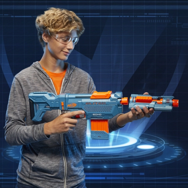Pistola Nerf Echo CS-10 z dodatki