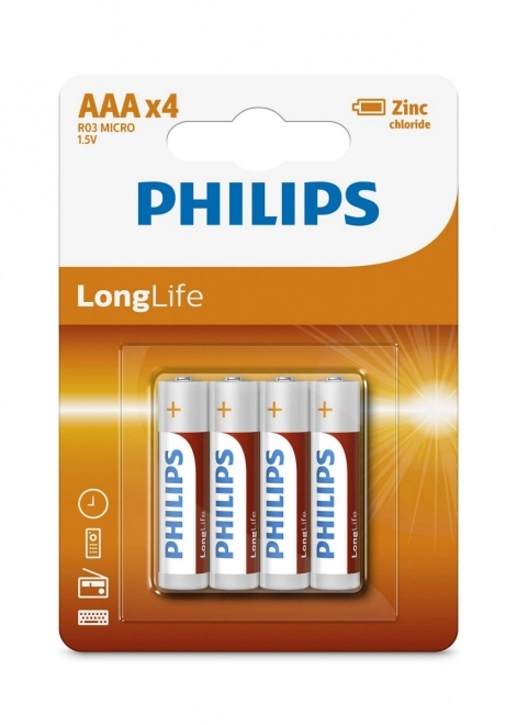 Baterija R03 AAA LONGLIFE (4 BATERIJE)