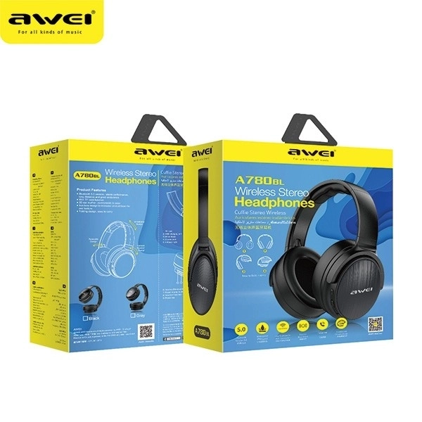 Brezžične slušalke Bluetooth črna
