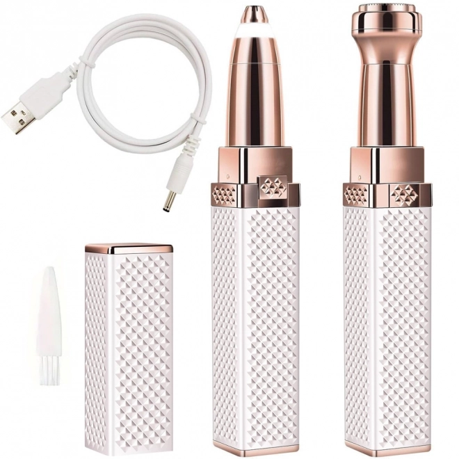 Damski epilator za obrvi in prirezovalnik