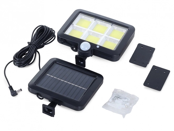 Solarna svetilka s senzorjem gibanja in mraka 120 LED