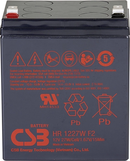 Akumulator HR1227WF2 6,5 Ah za visoko obremenitev