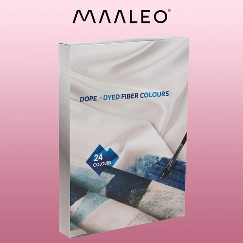 Barve za tekstil - 24 kos. 180ml Maaleo 22948