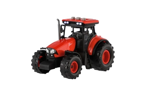 Traktor Zetor s prikolico s svetlobnimi in zvočnimi učinki - 36 cm