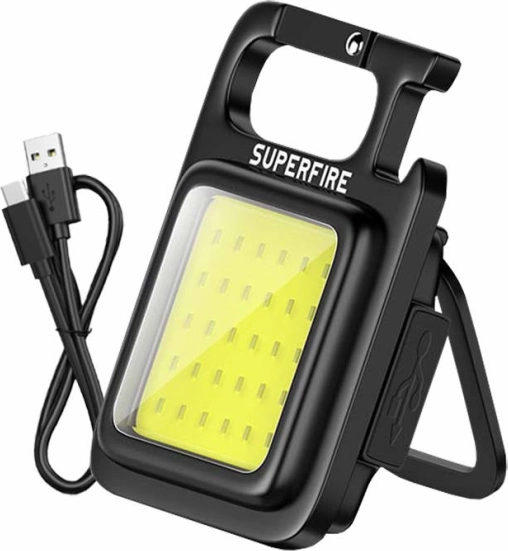 Delovna svetilka SUPERFIRE MX16 z USB‑C in 4 načini