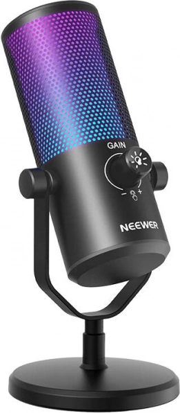 Mikrofon Neewer z RGB osvetlitvijo