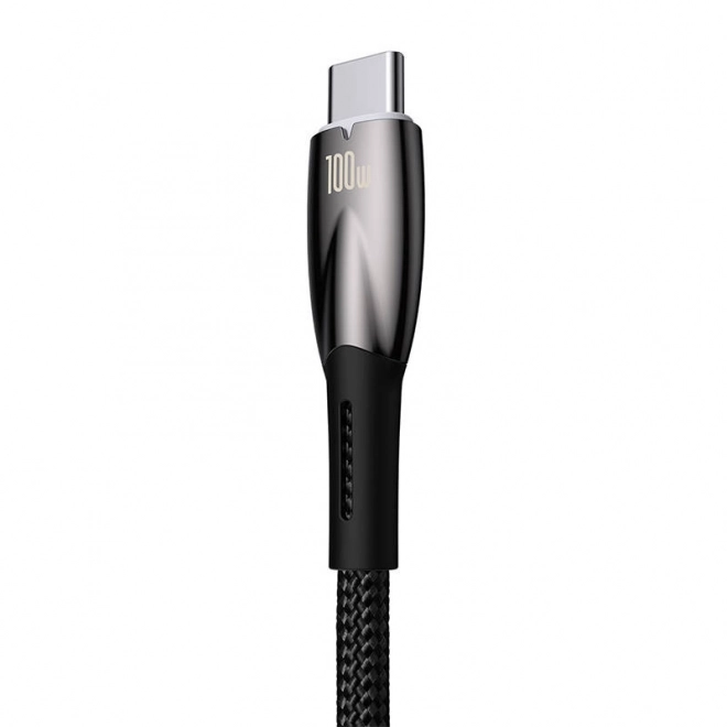 USB-C kabel Baseus Glimmer 100 W, 2m črna