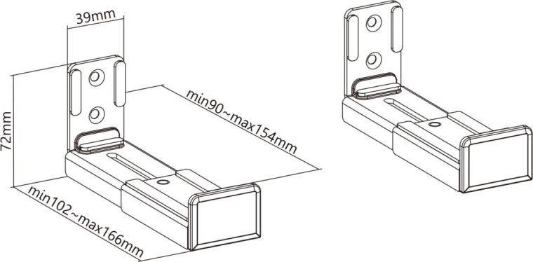 Nastavljiva globina 9–15,4 cm
