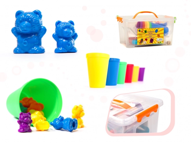 Izobraževalni medvedki Montessori - 116 delov