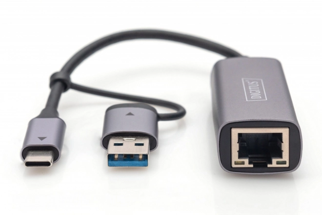 Digitus USB-C na USB-A adapter na RJ45 2.5 Gigabit Ethernet