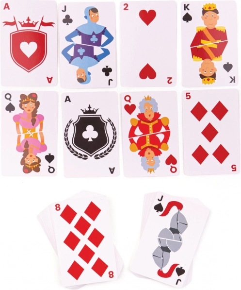 Klasične igralne karte BIGJIGS TOYS