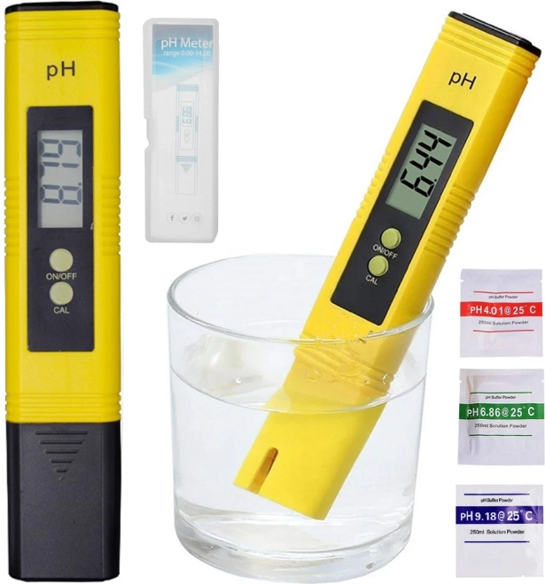 Digitalni pH-meter za merjenje vode