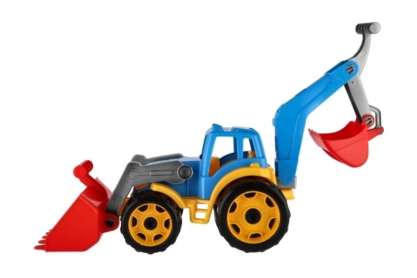 Traktor z žlico in bagrom