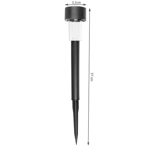 Sončne vrtne svetilke LED - set 10, za zamašitev, vodoodporne, topla bela svetloba
