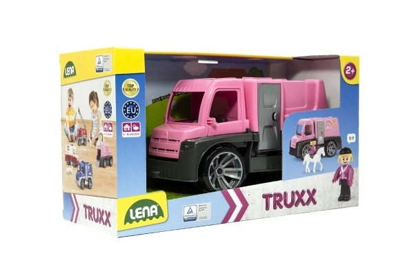 Auto Truxx prevoz konjev s figurami plast 26cm v škatli 39x22x16cm 24m+