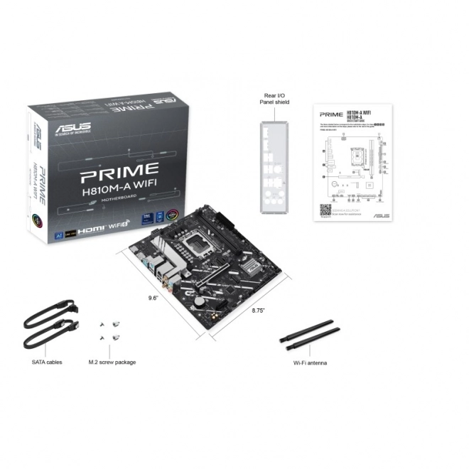 Matična plošča ASUS PRIME H810M-A WiFi mATX z USB-C in DDR5