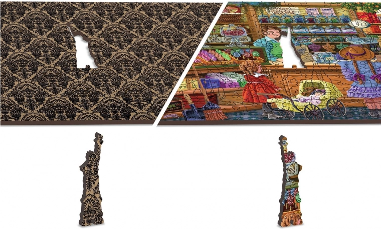 Dvostranske sestavljanke 2v1 za dvojno zabavo