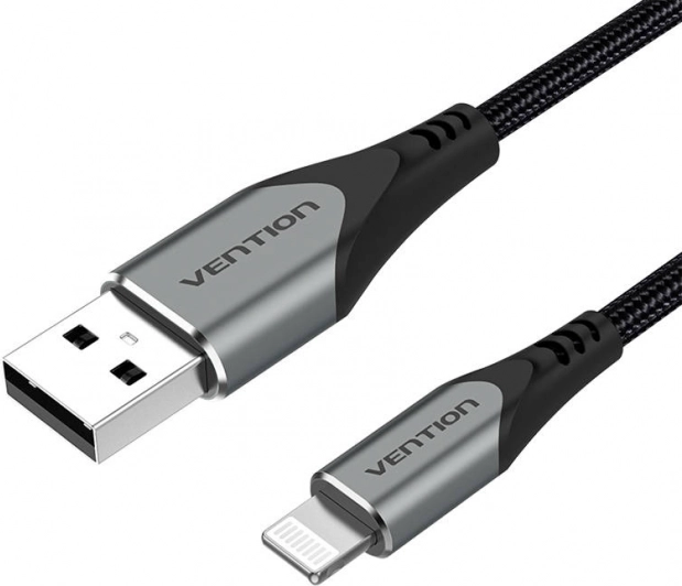 USB na Lightning kabel Vention 1 m siv
