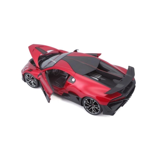 Bburago model Bugatti Divo rdeči 1:18