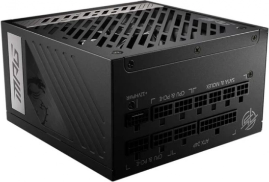 Modularni napajalnik MSI MPG A850G PCIe 5.0, 850 W, 80 PLUS Gold