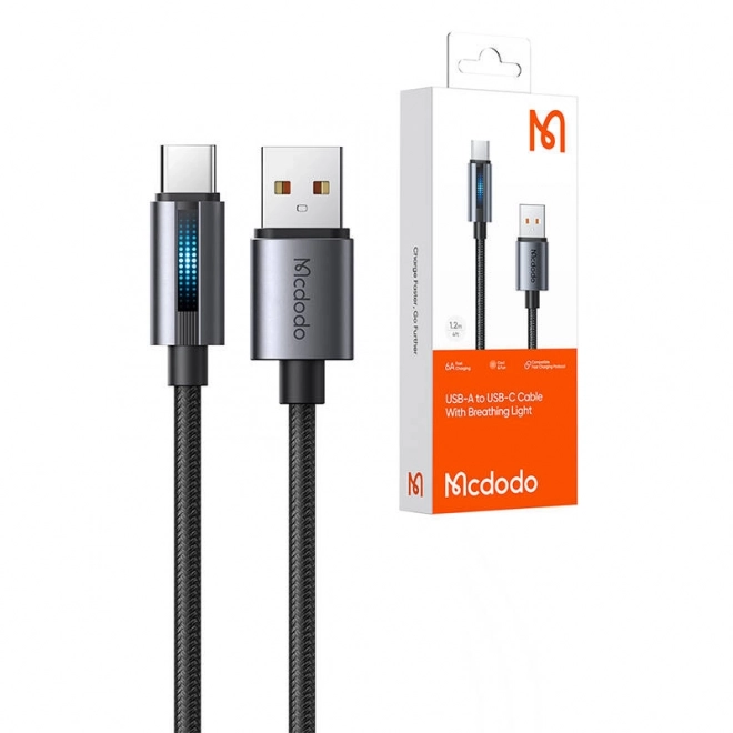 USB kabel Mcdodo USB-A na USB-C 1,2m črna