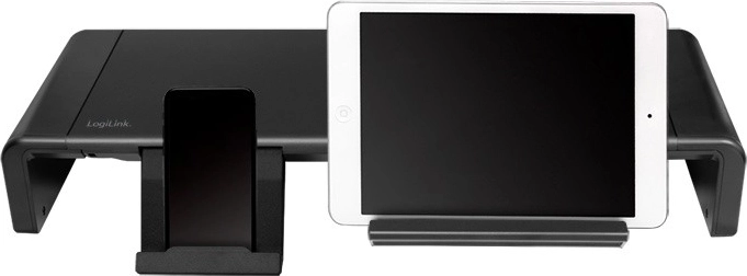 Pametna organizacija z držalom za telefon in tablico