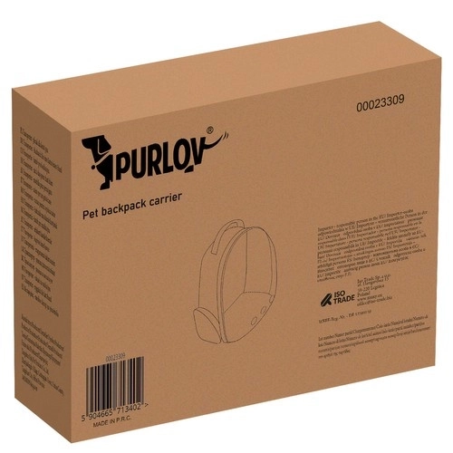 Purlov nahrbtnik za mačko/psa 23309