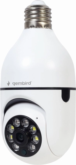 Gembird pametna vrtljiva Wi‑Fi kamera 1080p za grlo E27 Tuya SmartLife