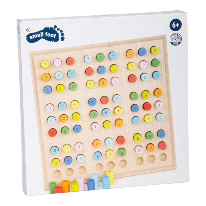 Leseno sudoku z barvnimi valji