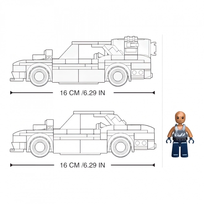 Sluban Model Bricks M38-B1085 Ulično dirkalno vozilo 2v1