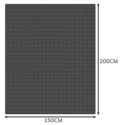 Obtežilna odeja 200x150cm 6kg Ruhhy 19533
