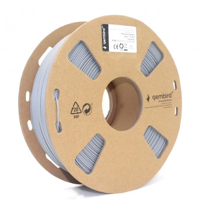 Filament za 3D tiskalnik PLA 1.75 mm siv 1kg