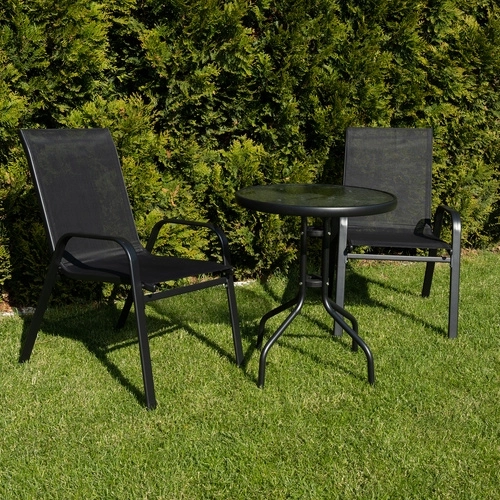 Vrtni kovinski stoli - set 2 kos