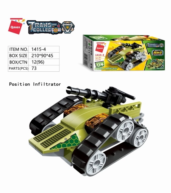 Qman Gromska ekspedicija bojno vozilo 1415 set 8v1