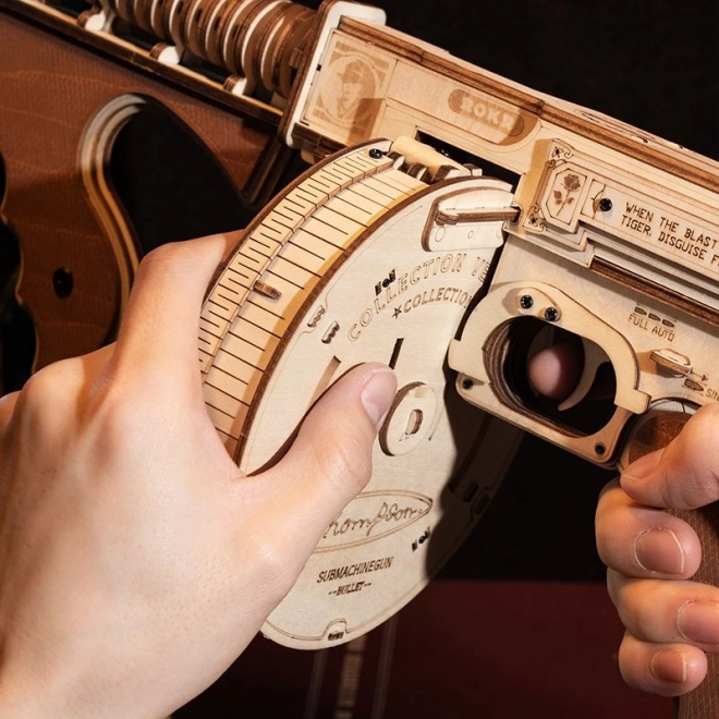 RoboTime 3D Lesena mehanska sestavljanka Thompson