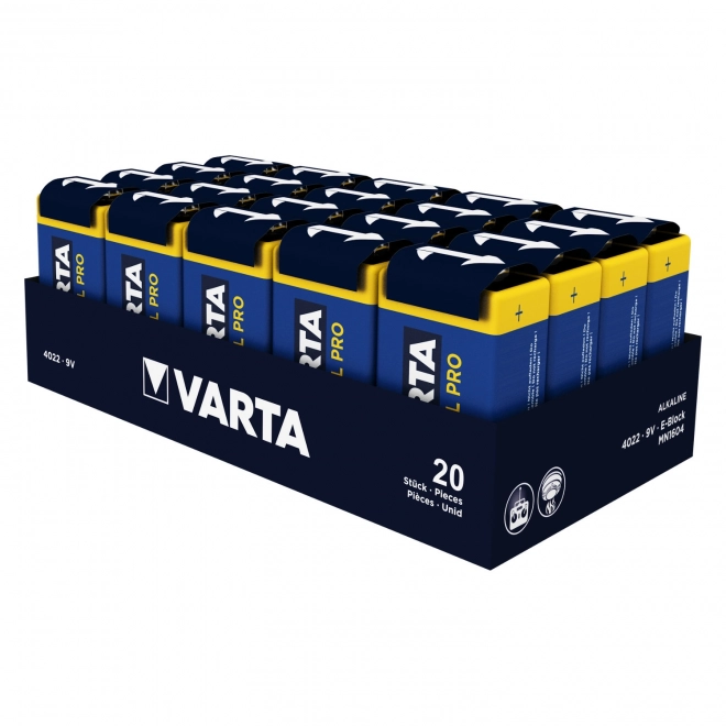 9V alkalna baterija Varta Industrial Pro 6LR61 - 1 kos