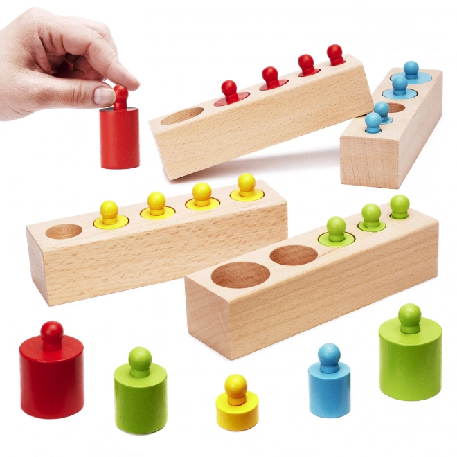 Leseno Montessori vstavljivo utežno pisano