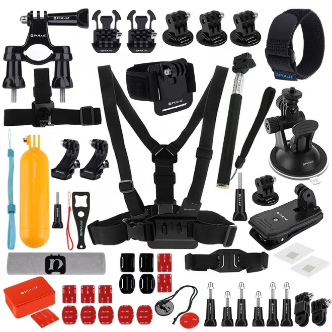 Komplet Puluz Ultimate Combo Kits za akcijske kamere PKT16 53 v 1